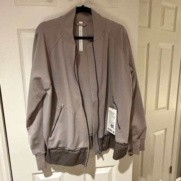 lululemon athletica Jackets & Blazers - lululemon athletica Gray Bomber Jacket